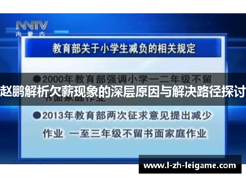 赵鹏解析欠薪现象的深层原因与解决路径探讨 赵鹏解析欠薪现象的深层原因与解决路径探讨